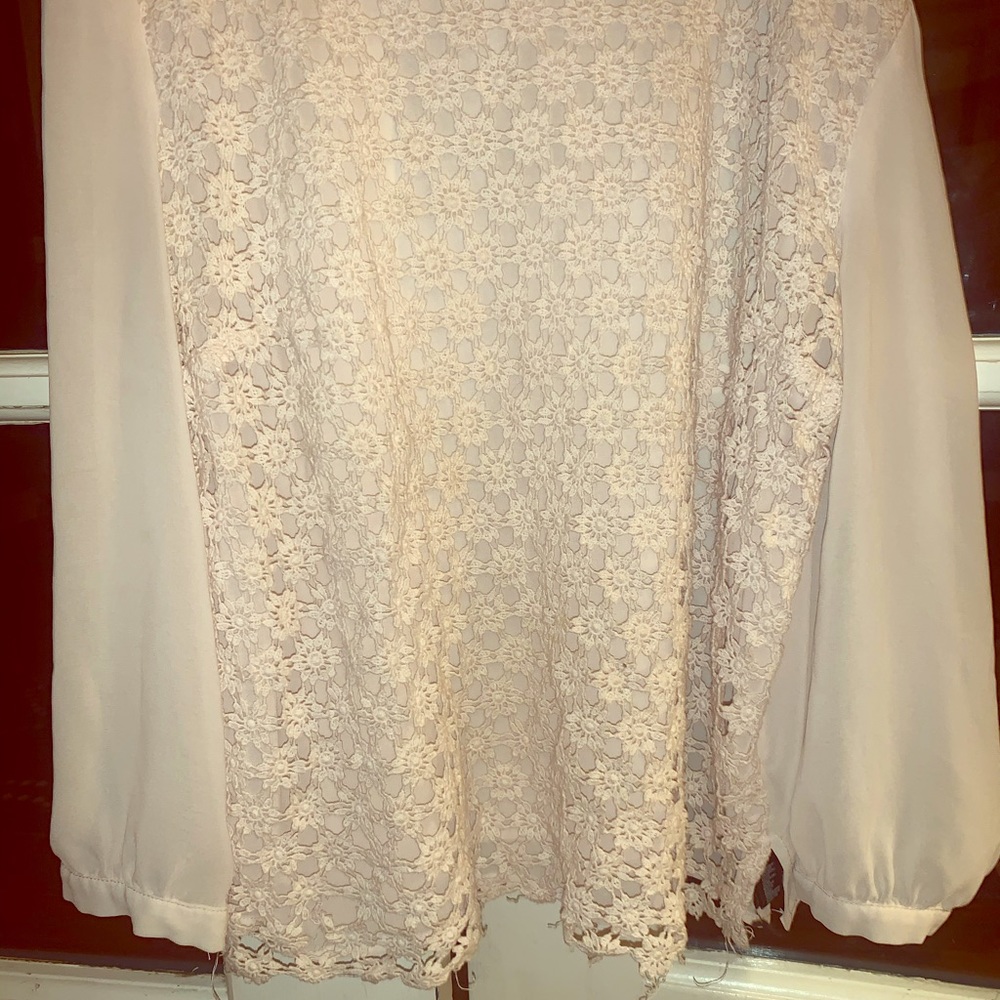 Lacy Long Sleeved Blouse